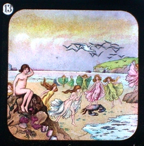 THE WATER-BABIES - magic lantern slide